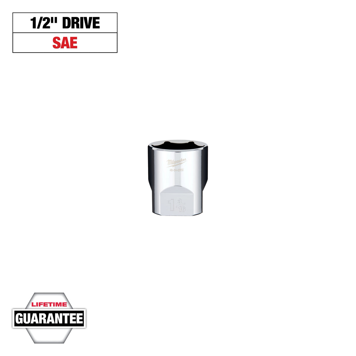 Milwaukee 45-34-2002 1/2" Drive 1-3/16" Socket