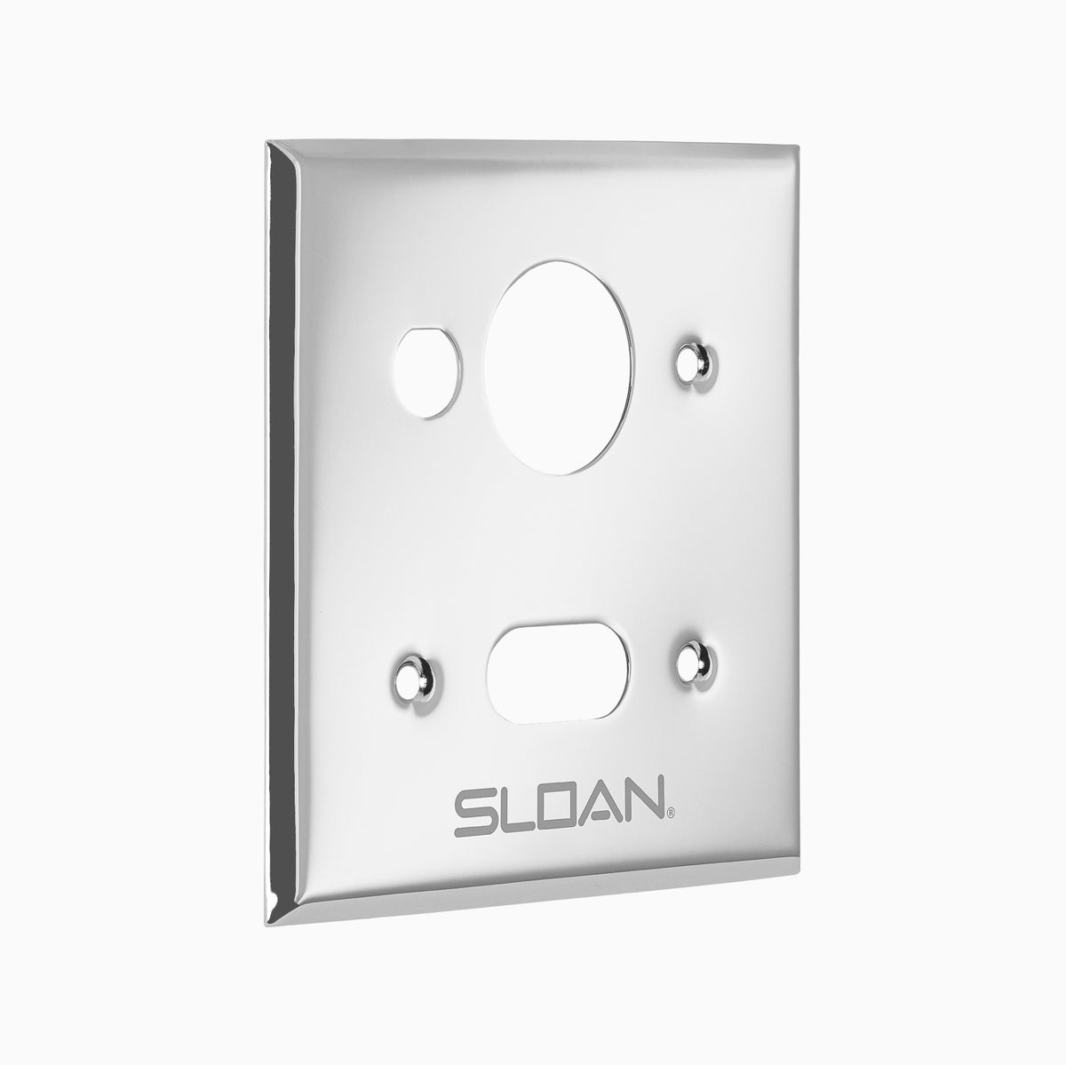 Sloan EL-566-A Chrome Plated ES-S Urinal Electronic Sensor Plate Assembly Less Sensor