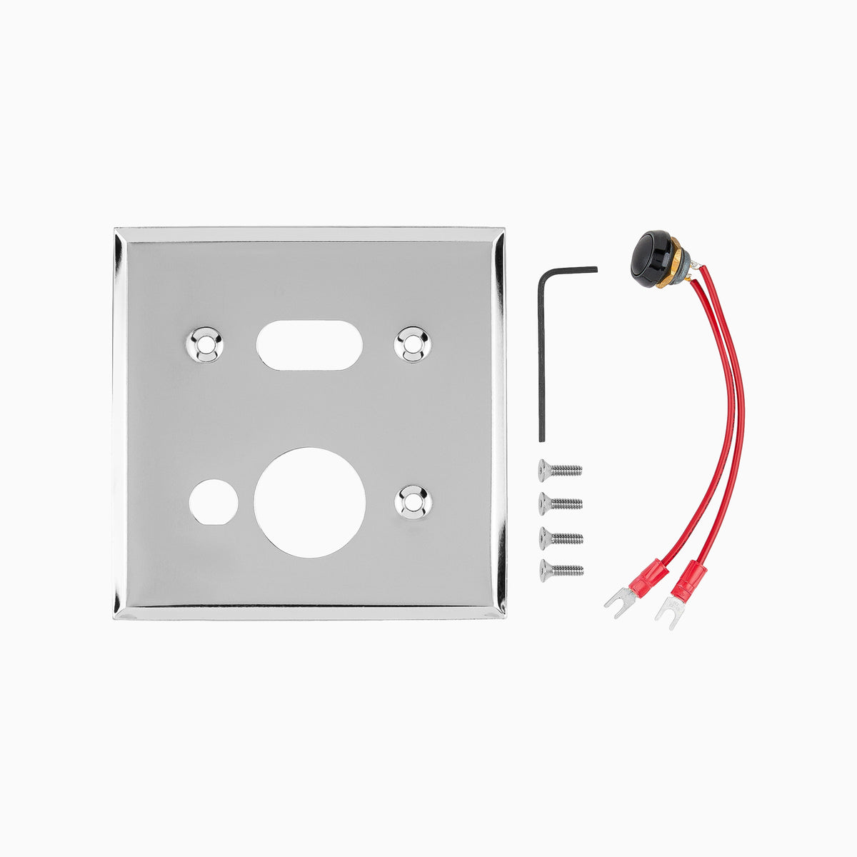 Sloan EL-566-A Chrome Plated ES-S Urinal Electronic Sensor Plate Assembly Less Sensor