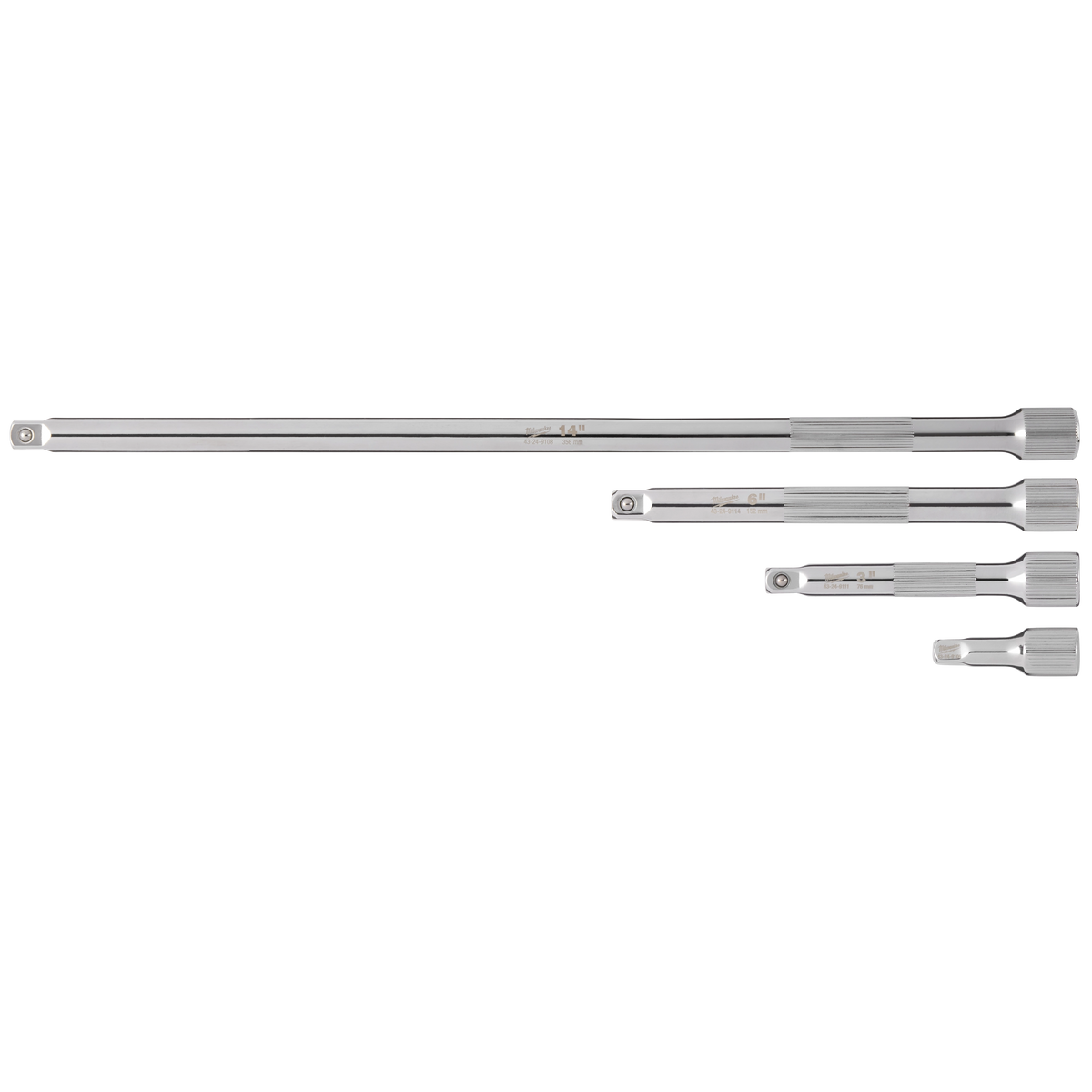 Milwaukee 48-22-9340 4pc 1/4” Drive Extension Set