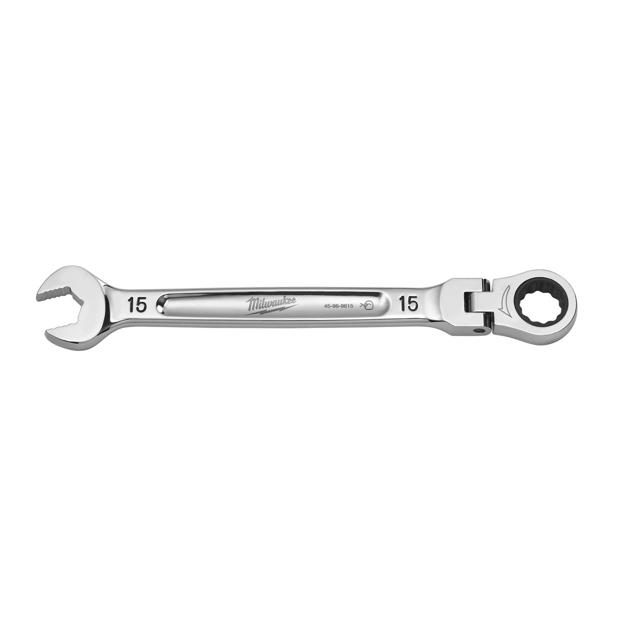Milwaukee 45-96-9615 15mm Flex Head Ratcheting Combination Wrench