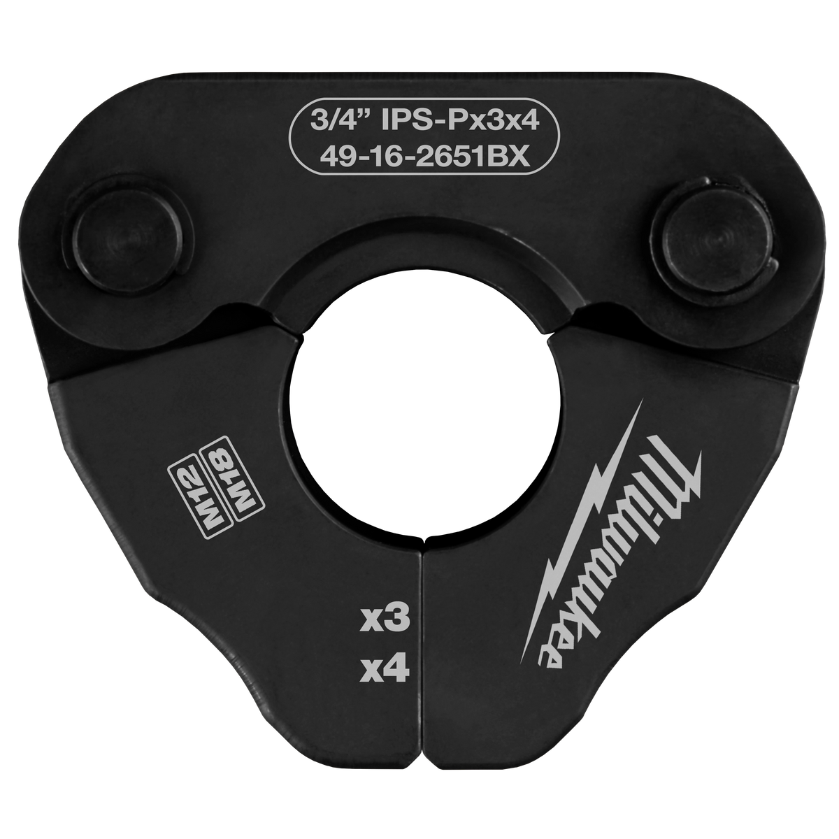 Milwaukee 49-16-2651BX 3/4" IPS-P Pivoting Press Ring for M18 & M12 FORCE LOGIC Press Tools