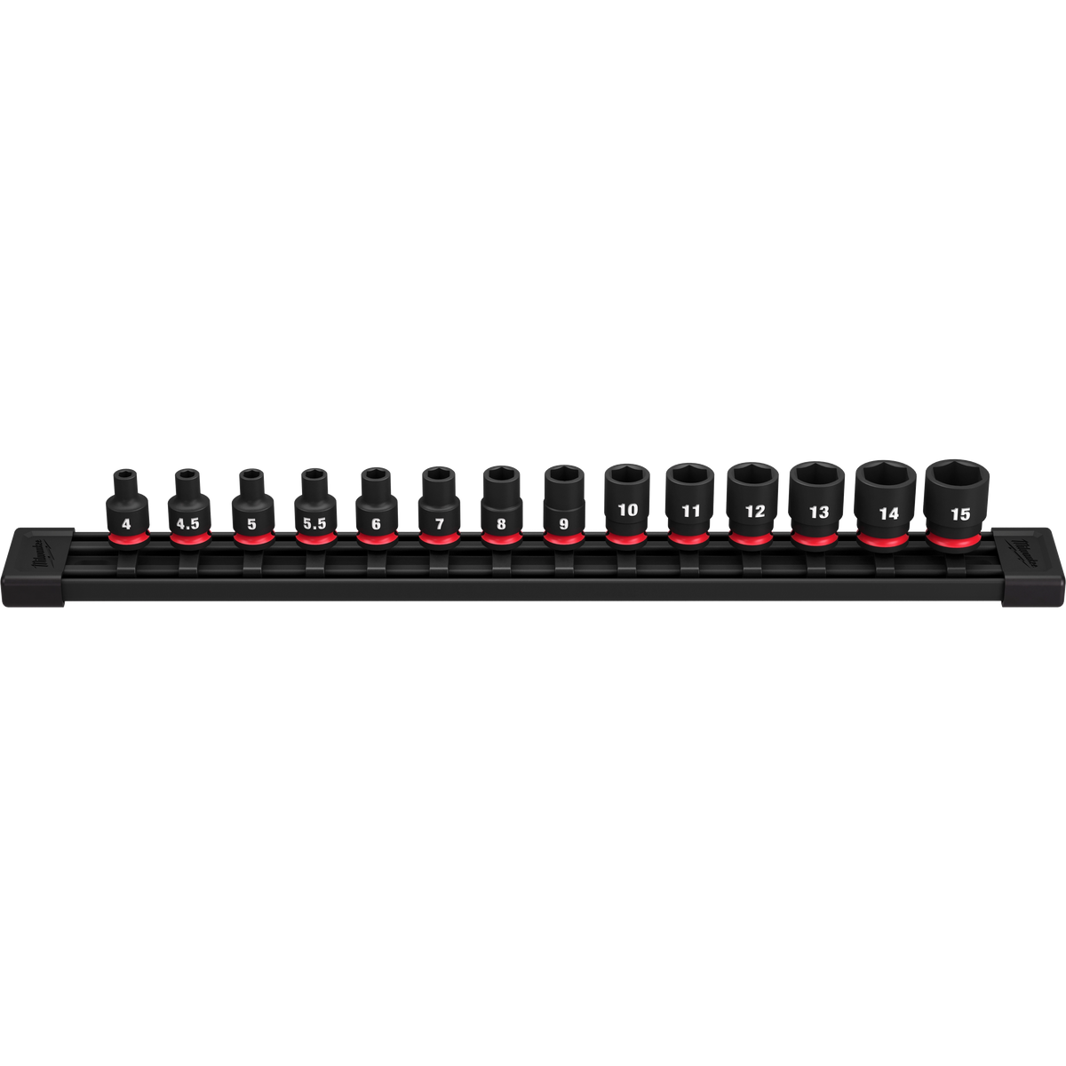 Milwaukee 49-66-7002 14PC SHOCKWAVE Impact Duty Metric Standard 6 Point Socket Set