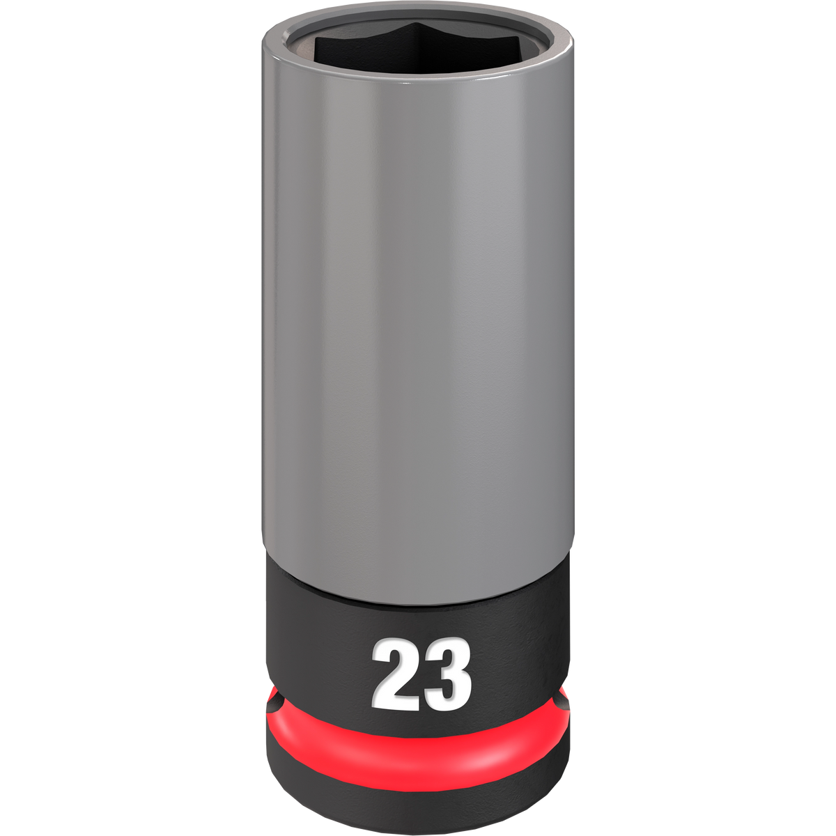Milwaukee 49-66-7808 SHOCKWAVE Impact Duty 1/2 Drive 23MM Metric Lug Nut Wheel Socket