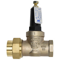 Zurn 1-20XLC Lead-Free Water Pressure Reducing Valve with Integral Strainer with Integral PEX Connections (Optional)