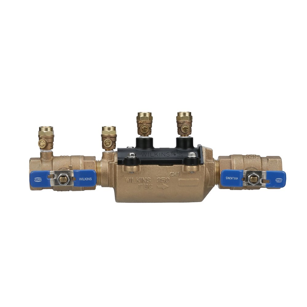 Zurn 1-350 Backflow Preventer - Double Check Valve Assembly with Replaceable Pressure Vessel, Non-Potable