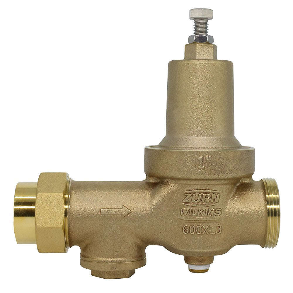 Zurn 1-600XL3 Water Pressure Reducing Valve with Removable Integral Strainer and Venturi