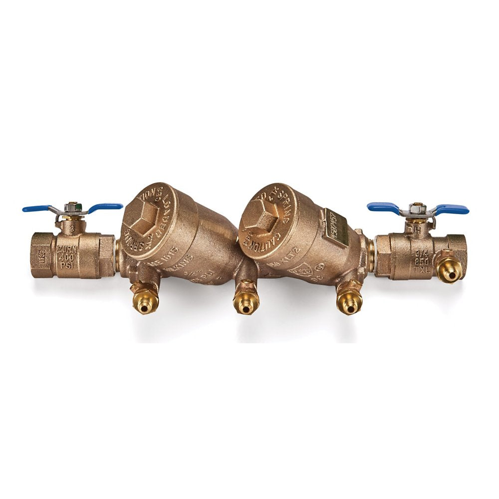 Zurn 34-950XLT 3/4" Double Check Backflow Preventer, Bronze, FNPT