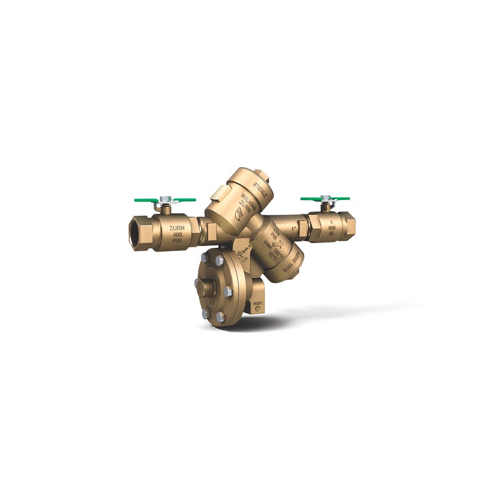 Zurn 1-975XL2 Lead-Free Backflow Preventer - Bronze Reduced Pressure Principle Assembly