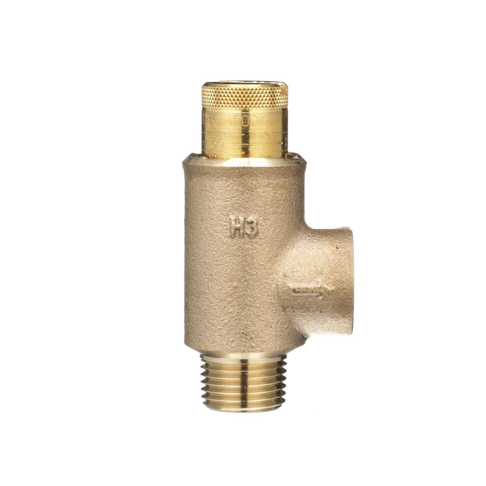 Zurn 12-P1500XL 1/2" Lead-Free Pressure Relief Valve - Adjustable, Lead-Free Bronze, NPT