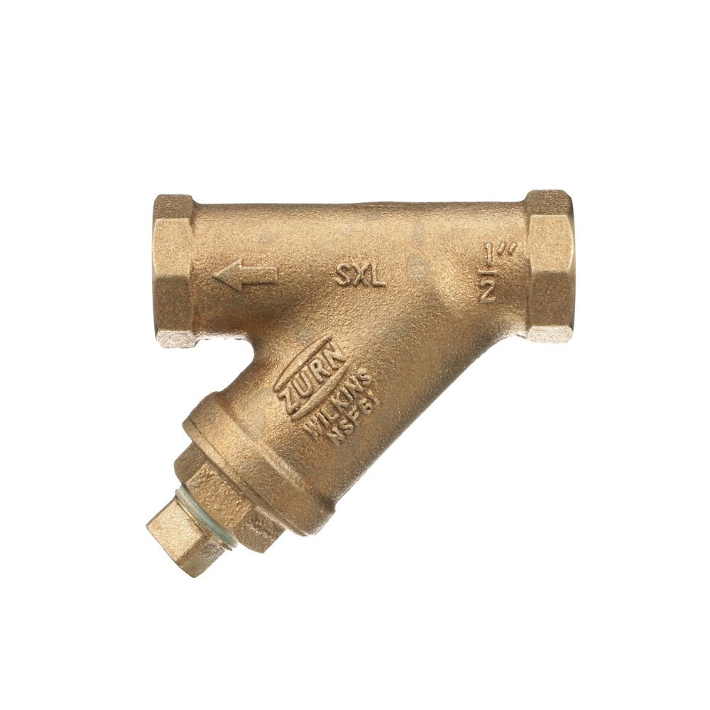 Zurn 12-SXL 1/2" Lead-Free Wye Strainer - Cast Bronze, NPT