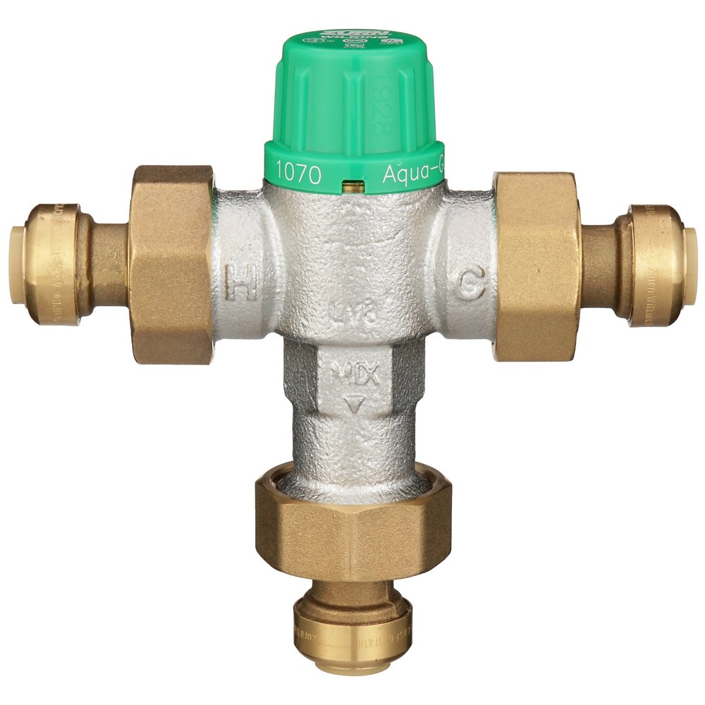 Zurn 12-ZW1070XLCPVC 1/2" Lead-Free Aqua-Gard® Thermostatic Mixing Valve - Point of Use (ASSE 1070)