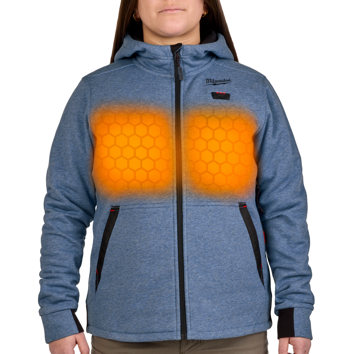 Milwaukee F200U-21L M12 Women's Heated Hoodie - Blue L