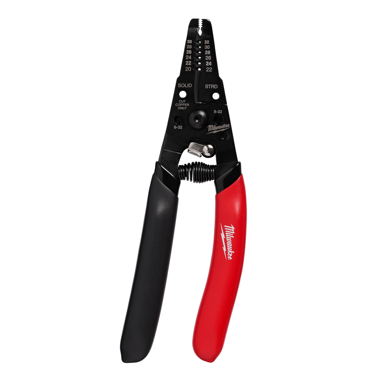 Milwaukee 48-22-3080 20-32 AWG Low Voltage Dipped Grip Wire Stripper & Cutter
