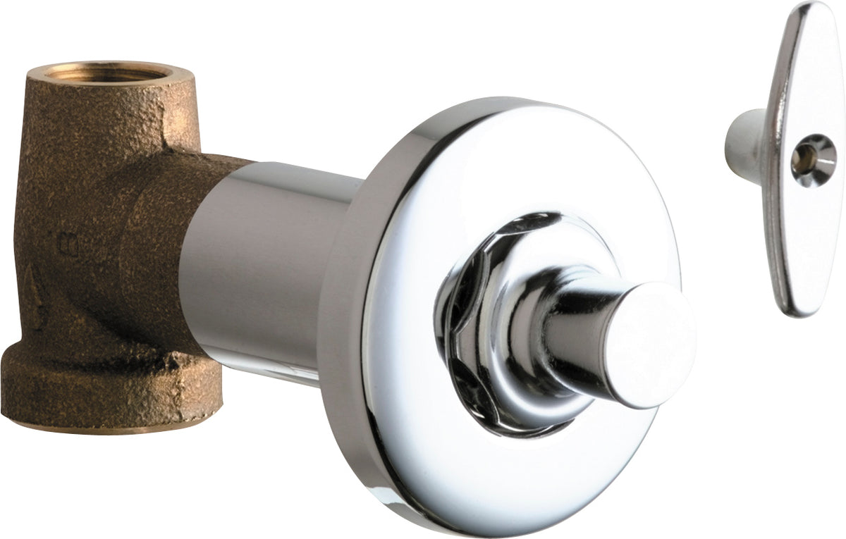Chicago Faucets 1771-CABCP Lead-Free Remote Valve, In-Wall