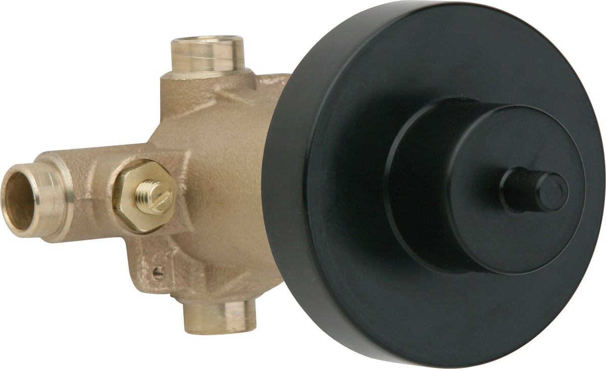 Chicago Faucets 1905-VONF 1/2" Thermostatic/pressure balancing tub and shower fitting with shower head and diverter tub spout options