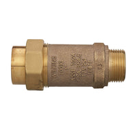 Zurn 1UFMX1MM-700XL Lead-Free Dual Check Valve, Bronze, FNPT