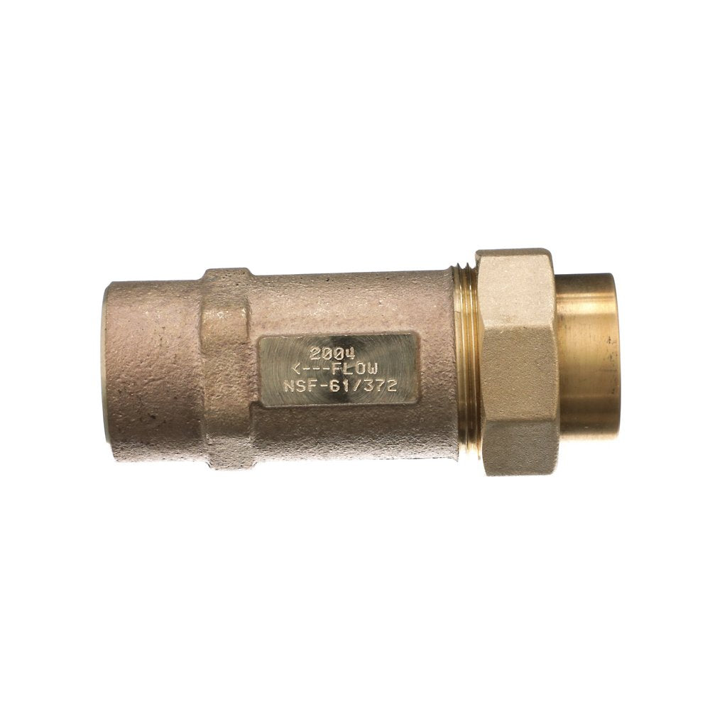 Zurn 1UFX1F-700 Lead-Free Dual Check Valve, Bronze