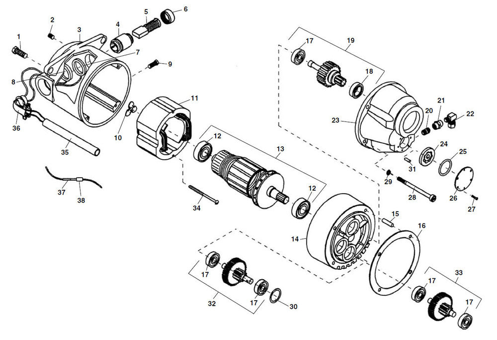 RIDGID 39770 Set Screw 1/4" - 20 x 1/4" (Pack of 5), for 300 Compact Threading Machine and 700 Power Drive