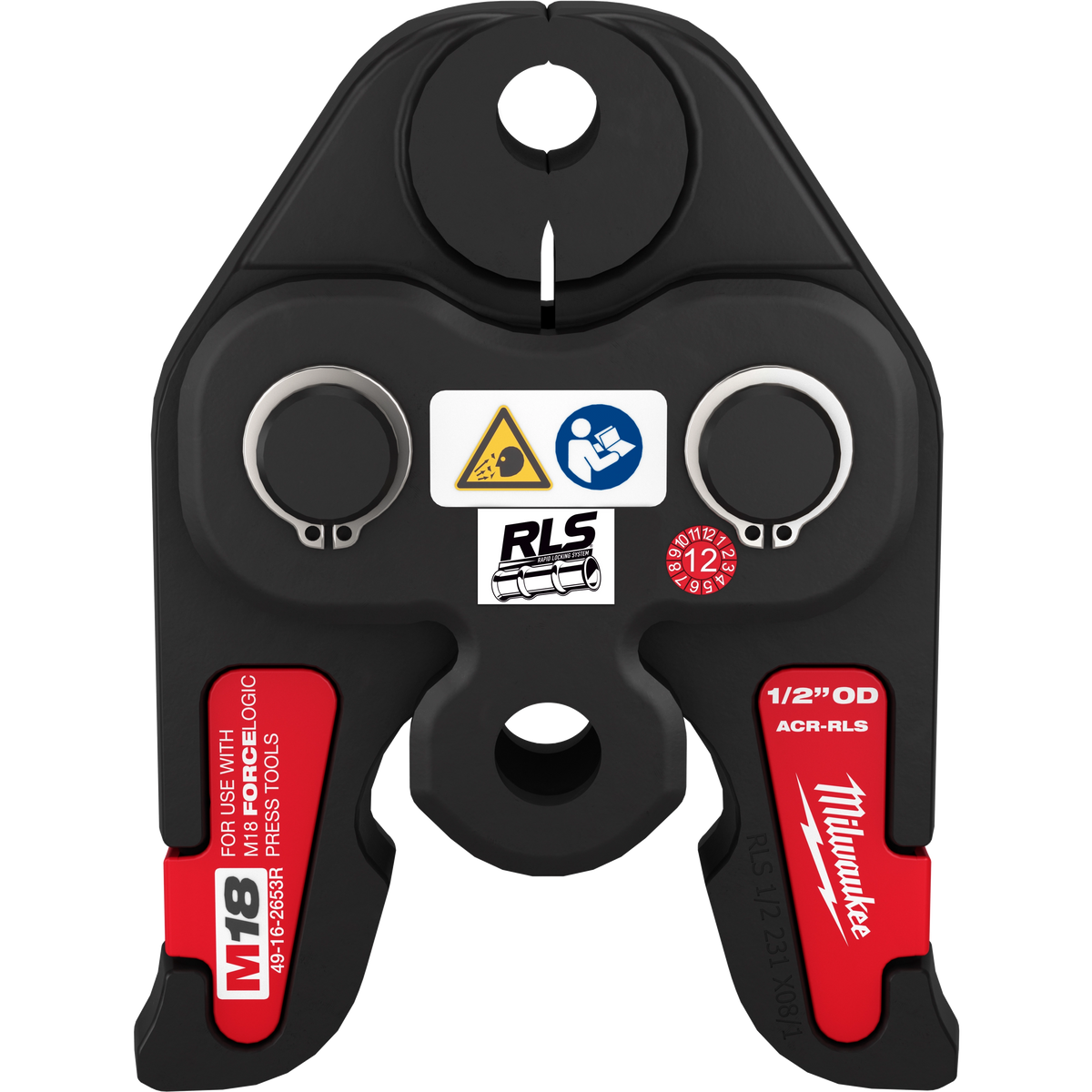Milwaukee 49-16-2653R 1/2" RLS Press Jaw for M18 FORCE LOGIC Press Tools