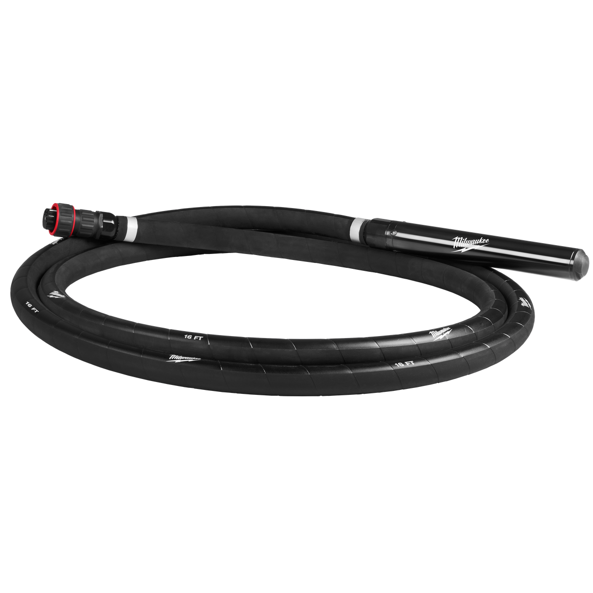 Milwaukee 48-37-1618H MX FUEL High Cycle Concrete Vibrator 16' Whip w/ 1.75" Head