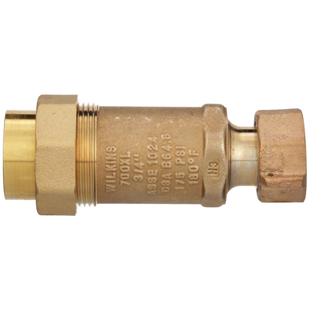 Zurn 1UFMX1UF-700XL Lead-Free Dual Check Valve, Bronze, FNPT