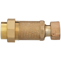 Zurn 1UFMX1UF-700XL Lead-Free Dual Check Valve, Bronze, FNPT