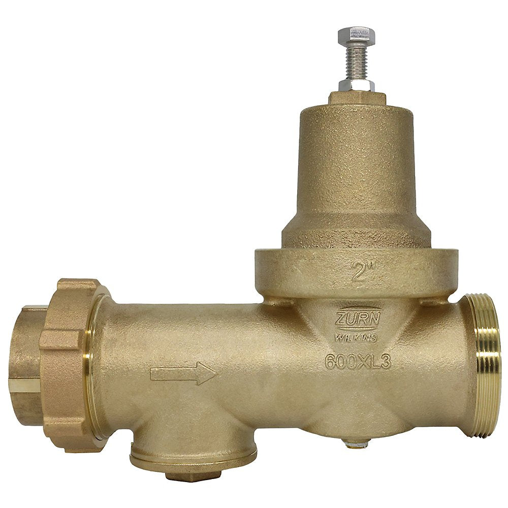 Zurn 2-600XL3 Water Pressure Reducing Valve with Removable Integral Strainer and Venturi