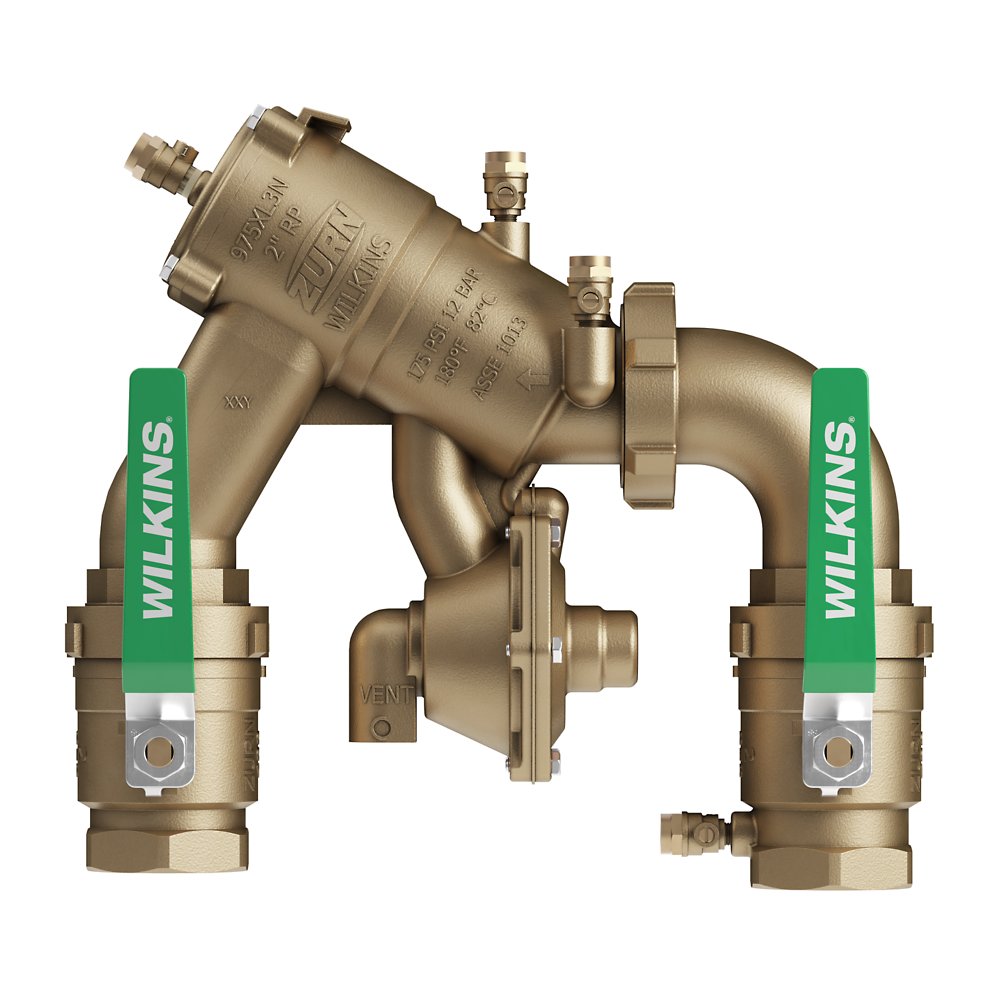 Zurn 2-975XL3N Lead-Free Reduced Pressure Principle Backflow Preventer N-Pattern, Bronze, FNPT