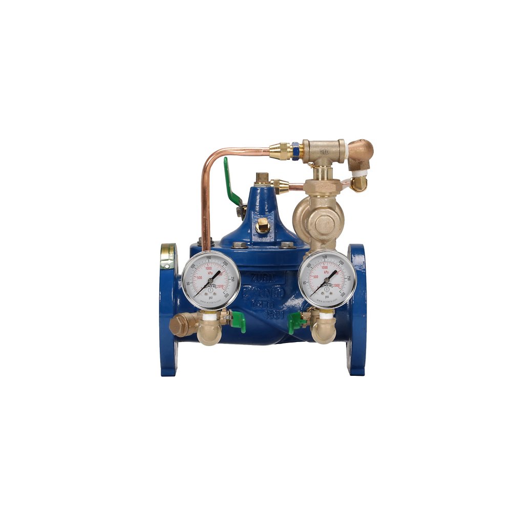 Zurn 6-ZW209 Lead-Free Pilot Operated Pressure Reducing Valve, Ductile Iron, Flanged