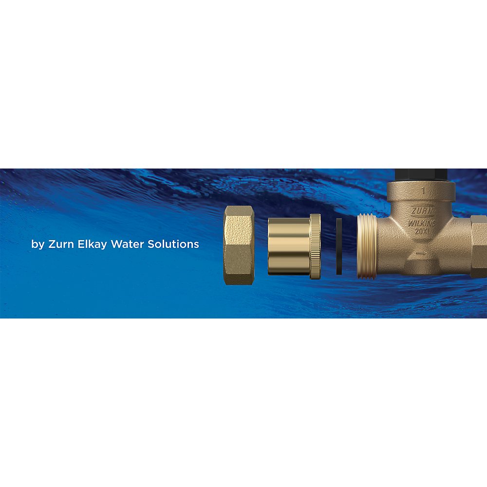 Zurn 34-20XLC 3/4" Lead-Free Water Pressure Reducing Valve with Integral Strainer with Integral PEX Connections (Optional)