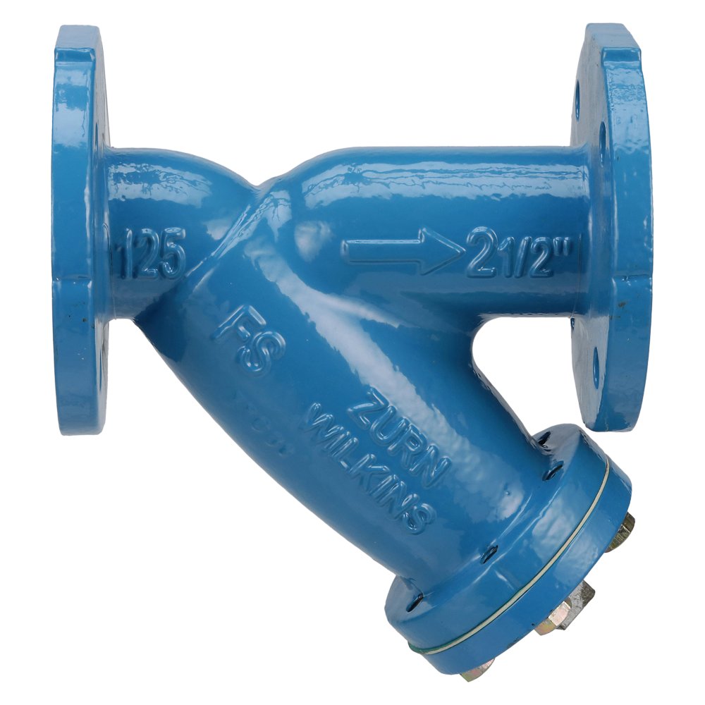 Zurn 212-FSC 2-1/2" Lead-Free Wye Strainer - Ductile Iron, Flanged