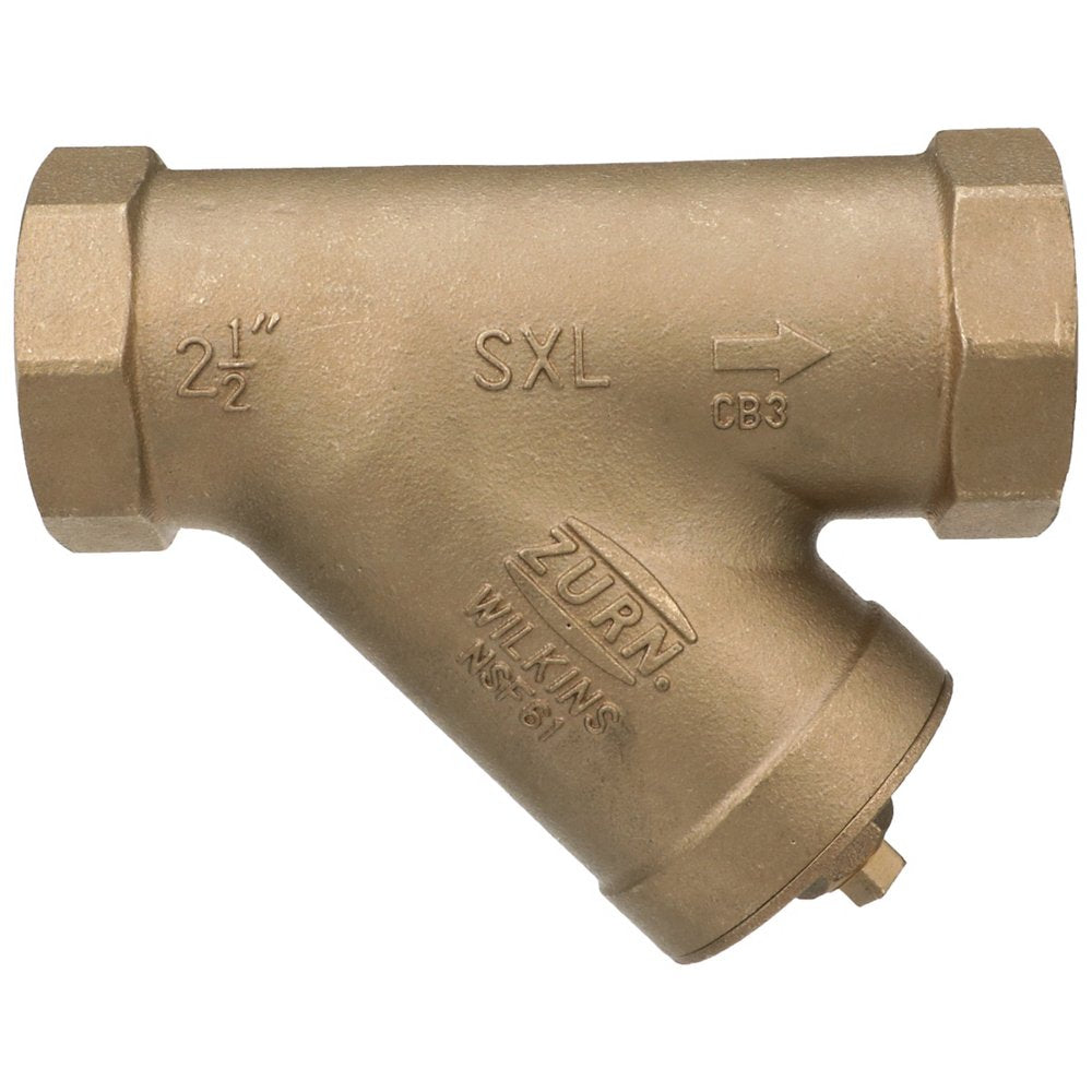 Zurn 12-SXL 1/2" Lead-Free Wye Strainer - Cast Bronze, NPT