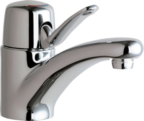Chicago Faucets 2200-E2805ABCP Lead-Free Deck-mounted manual faucet, single-hole mounting