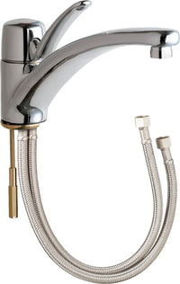 Chicago Faucets 2300-E2805ABCP Lead-Free Deck-mounted manual faucet, single-hole mounting