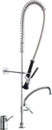 Chicago Faucets 2305-613AABCP Lead-Free Pre-rinse fitting with remote valve, Brass, Compression