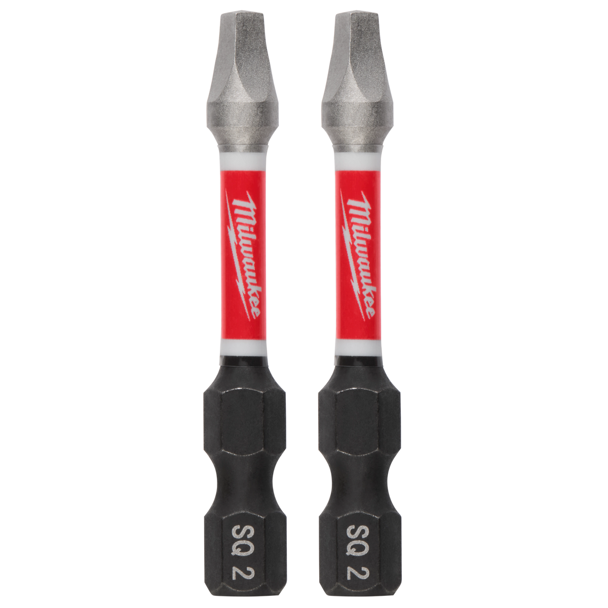 Milwaukee 48-32-4772 SHOCKWAVE Impact Duty 2" Square Recess #2 Power Bits Bulk 25