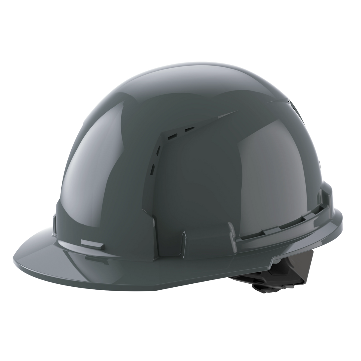 Milwaukee 48-73-1214 BOLT Gray Front Brim Vented Hard Hat w/4pt Ratcheting Suspension (USA) - Type 1, Class C (Pack of 5)