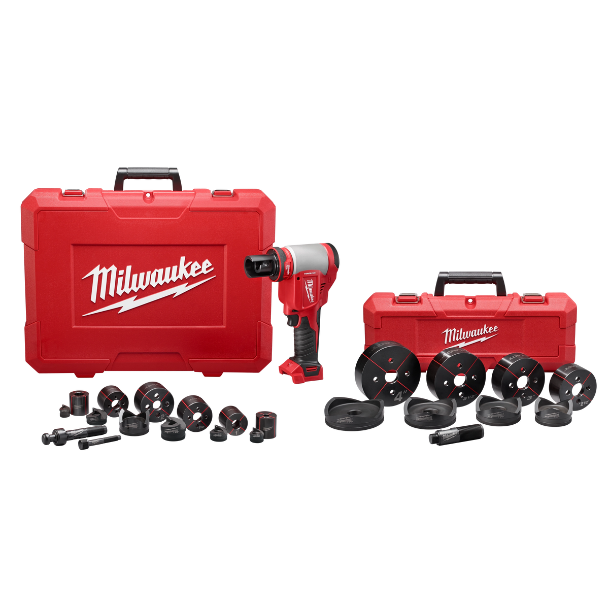 Milwaukee 2676-04 M18 FORCE LOGIC 10 Ton Knockout Tool 1/2" to 4"