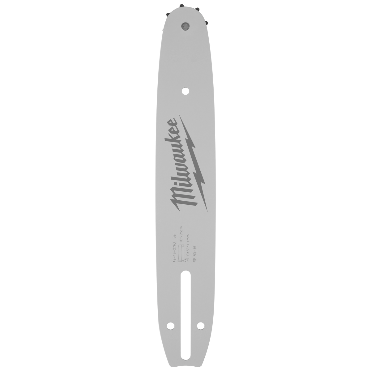 Milwaukee 49-16-2760 10" .325" LOW PROFILE Pitch, .043" Gauge Guide Bar
