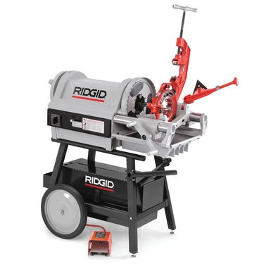 RIDGID 26092 1224 Threading Machine, 1/4" - 4" NPT Hammer Chuck, 36/12 RPM