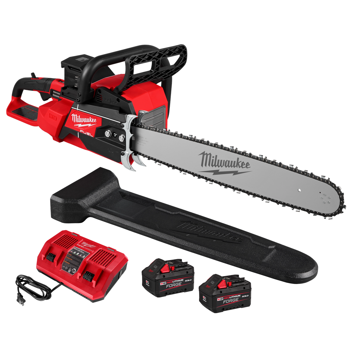 Milwaukee 2827-22 M18 FUEL 20" Dual Battery Chainsaw Kit