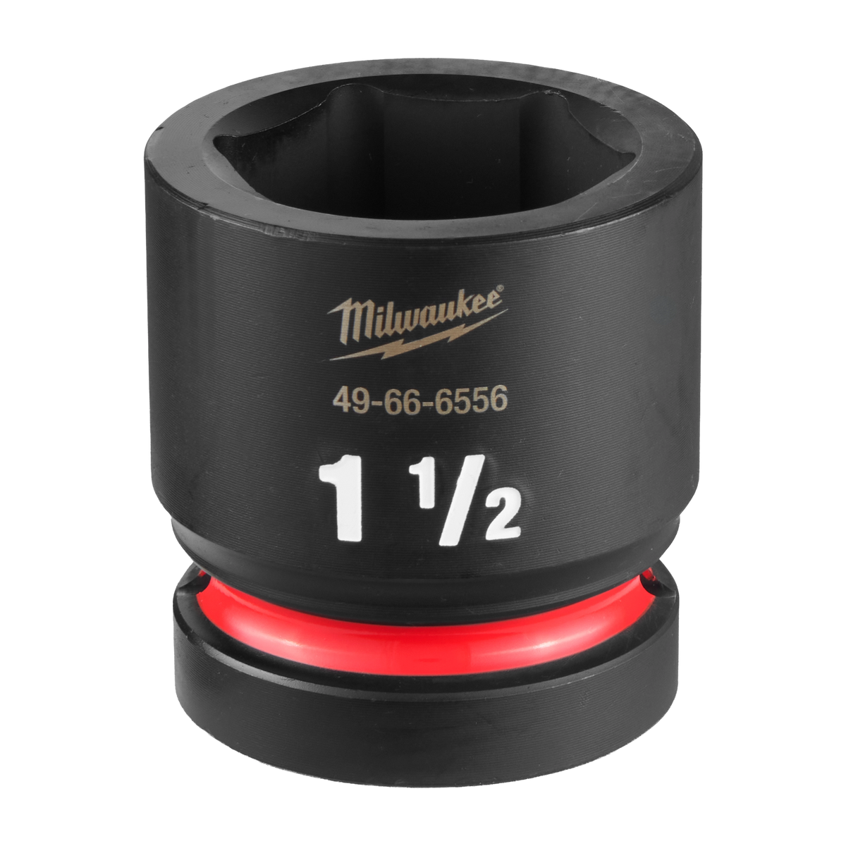 Milwaukee 49-66-6556 SHOCKWAVE Impact Duty 1" Drive 1-1/2" Standard 6 Point Socket
