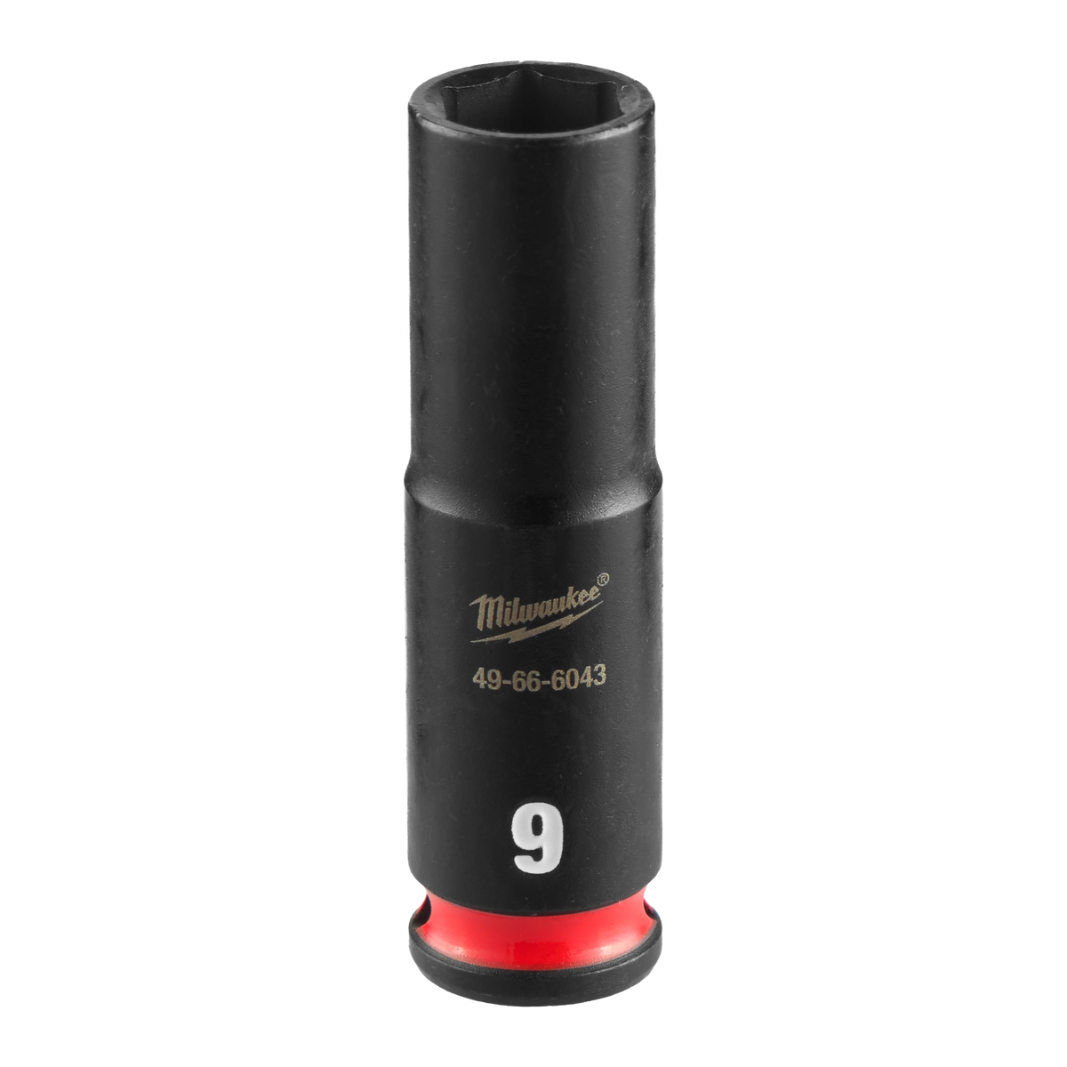 Milwaukee 49-66-6043 SHOCKWAVE Impact Duty 1/4" Drive 9MM Deep 6 Point Socket