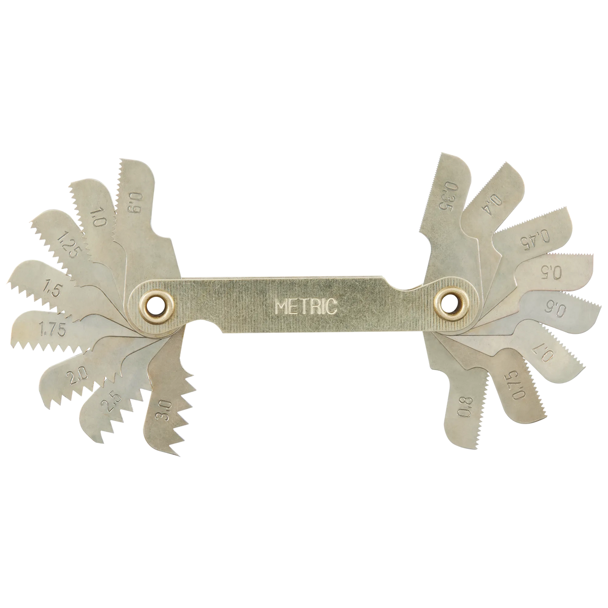 Milwaukee 49-57-5012 0.35-3.00 mm Metric Thread Pitch Gauge