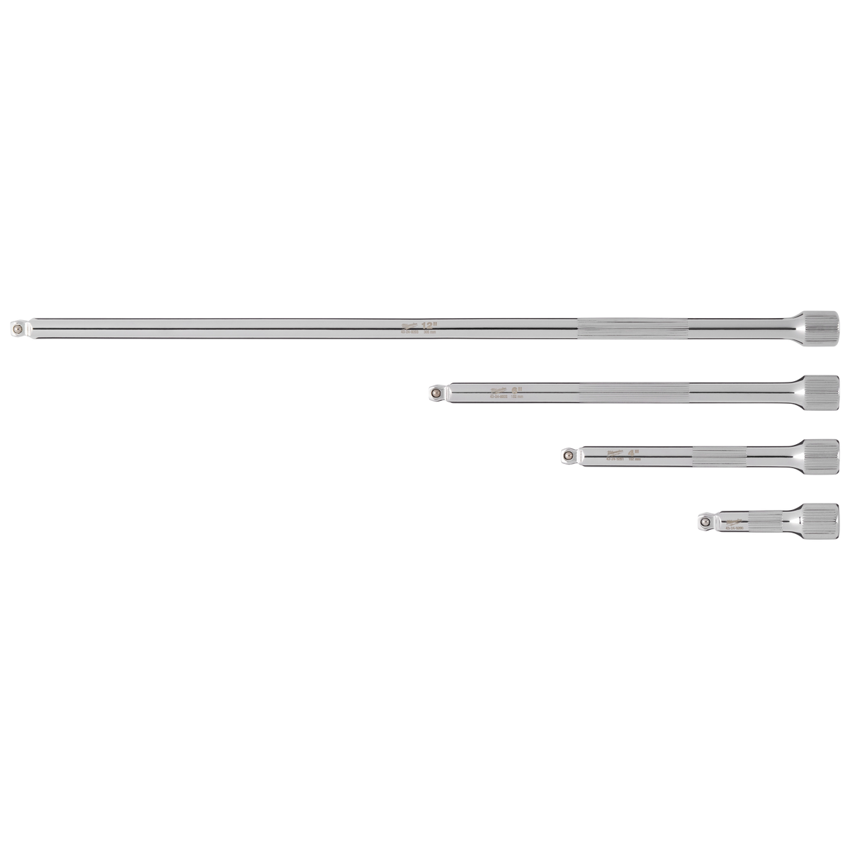 Milwaukee 48-22-9350 4pc 1/4” Drive Wobble Extension Set