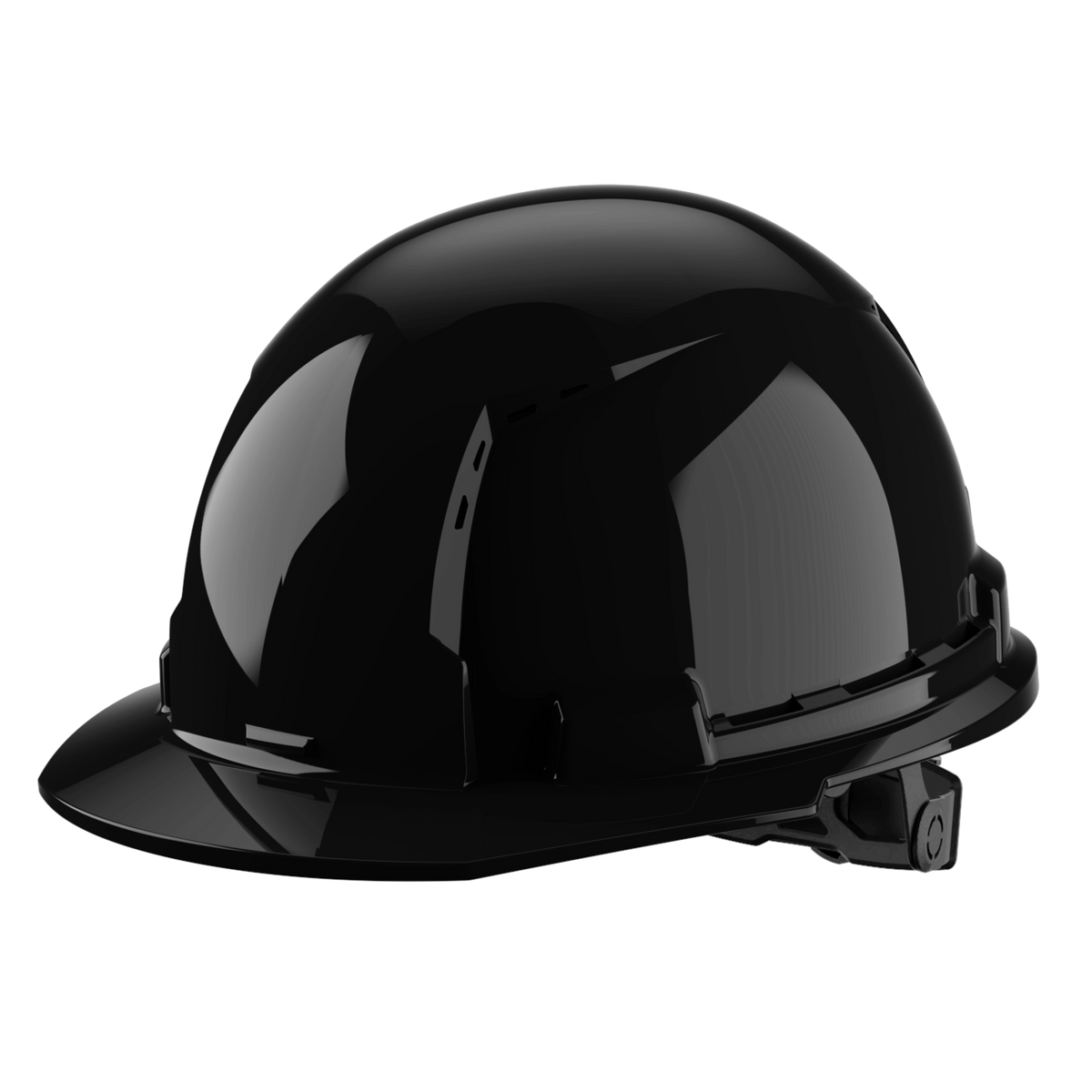 Milwaukee 48-73-1230 BOLT Black Front Brim Vented Hard Hat w/6pt Ratcheting Suspension (USA) - Type 1, Class C (Pack of 5)