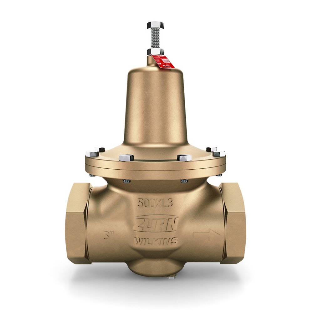 Zurn 3-500XL3 Lead-Free High Capacity Commercial Grade Water Pressure Reducing Valve with Venturi