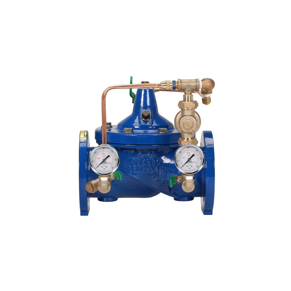 Zurn 6-ZW209 Lead-Free Pilot Operated Pressure Reducing Valve, Ductile Iron, Flanged
