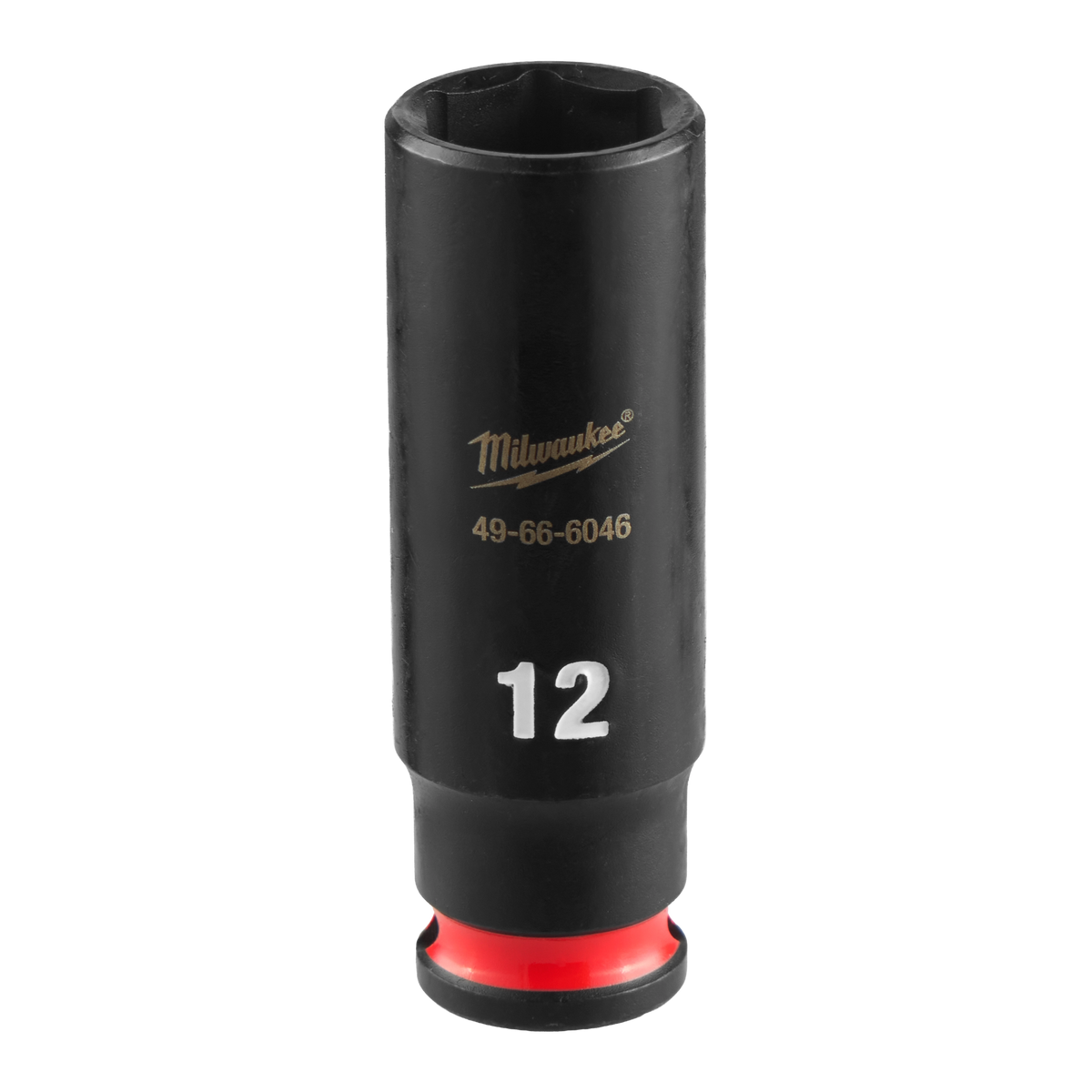Milwaukee 49-66-6046 SHOCKWAVE Impact Duty 1/4" Drive 12MM Deep 6 Point Socket